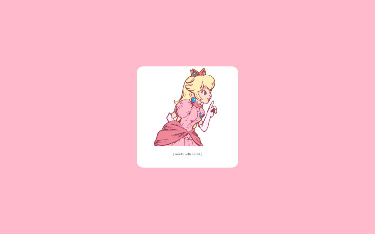 Carrd profile picture for @pink